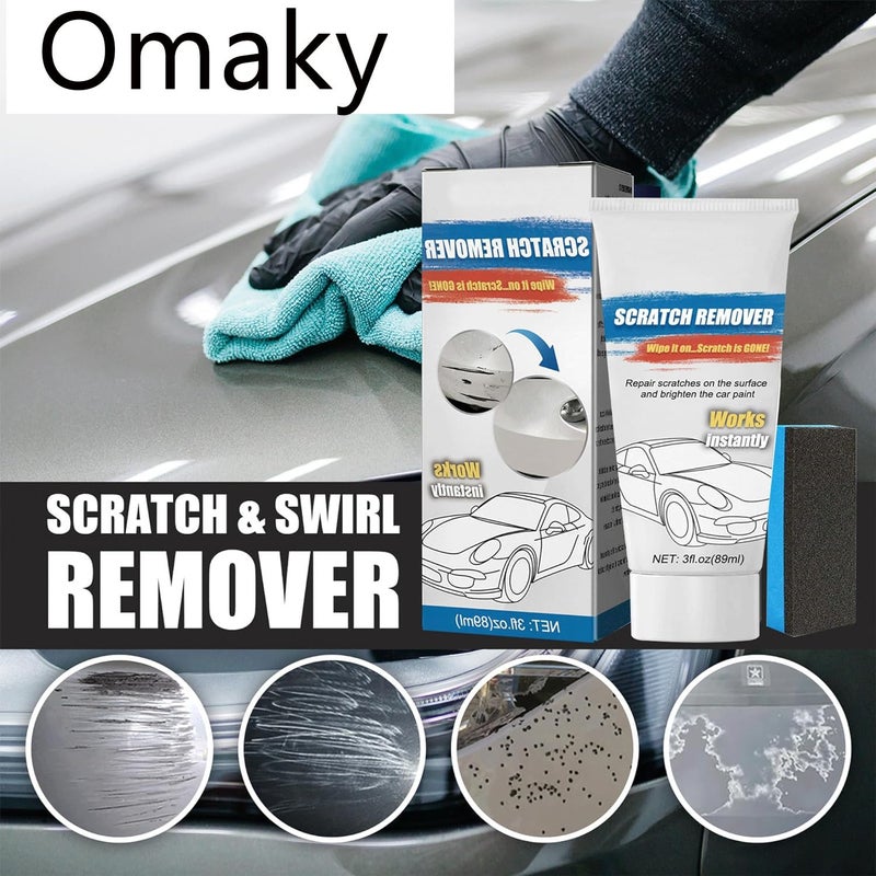 Omaky Nano Sparkle Cloth Car Scratch Remover with Scratch Repair Paste,Upgraded Nano Sparkle Cloth for Cars Scratches,Miracle Nano Cleaning Cloth Scratch Remover for Deep Scratch Repair on Car Paint - Image 3